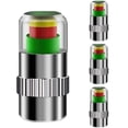 thumbnail image 3 of UsRHHA 4PC Tire Pressure Monitor, Three Color Indicator Caps for Car Auto Truck, Stainless Steel Sensors, 3 of 7