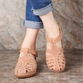 thumbnail image 4 of Mefallenssiah Soft Leather Closed toe Vintage Anti-Slip Sandals for Women, 4 of 4