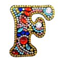 thumbnail image 1 of Christmas Letters Keychain 26 Letters Rhinestone Pendant, 1 of 8