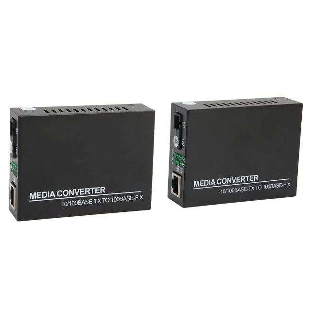 Fiber Media Converter, Metal Housing Anti Interference Media Converter Easy Installation For Indoor Outdoor Environments
