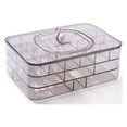 thumbnail image 3 of POINTERTECK Boîte de Rangement pour Bijoux Transparente pour Femmes Grande Capacité Boîtes à Bijoux pour Collier Boucles d'Oreilles Élastiques à Cheveux, 3 of 4