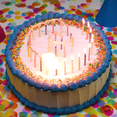 thumbnail image 4 of QLCANDLE JOYEUX ANNIVERSAIRE PAILLETTES ROSE 13 Pc, 4 of 6