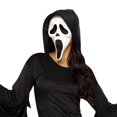 thumbnail image 3 of Sassy Ghost Face Halloween Costume for Adults, Womens Size M, by Fun World, 3 of 5