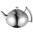 thumbnail image 1 of HLONK Thicken Tea Pot Creative Linner Design Water Kettle 304 Stainless Steel Tea Pot With Filter (1.0L), 1 of 9