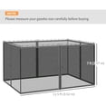 thumbnail image 3 of Outsunny 10' x 13' Gazebo Replacement Mosquito Netting Screen Walls, 3 of 10
