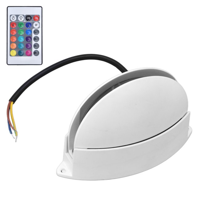 RGB RC Wall Lamp, Semicircle 24 key Corridor RC Wall Light Beautiful High Brightness For Kitchen