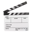 thumbnail image 1 of Acrylic Clapperboard Film Clapboard Movie Director's Slate Cut Action Scene, 1 of 6