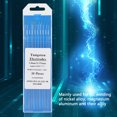 thumbnail image 4 of 10Pcs Pure Tungsten Electrodes WP Green Tip for AC Tig Welding 1.0*175mm, 4 of 10