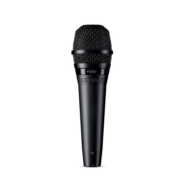 Shure PGA57 Dynamic Microphone - Professional Quality Instrument Mic with Cardioid Pick-up Pattern, 3-in XLR Connector, 15' XLR-t