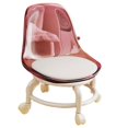 thumbnail image 1 of GROWTH TANK Low Rolling Stool Rolling Seat Cleaning Stool Chair for Kitchen Home Fitness Pink, 1 of 9