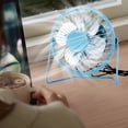 thumbnail image 1 of USB Desktop Fan with Bladeless Technology – Quiet Rechargeable Small Fan for Home Office Students, Portable Personal Cooling, 1 of 6