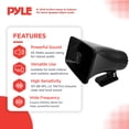 thumbnail image 2 of Pyle 8" Portable PA Horn Speaker for Indoor/Outdoor Use, 65W Peak Power, Black, 2 of 5