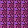 thumbnail image 1 of Ahgly Company Tapis d'Intérieur Lavables en Machine, Carrés Transitionnels, Violet Foncé, 6', 1 of 7