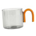 thumbnail image 2 of simhoa milk Tea Cup with Handle Heat Resistance for Office Flower Tea Cereal Gray, 2 of 5