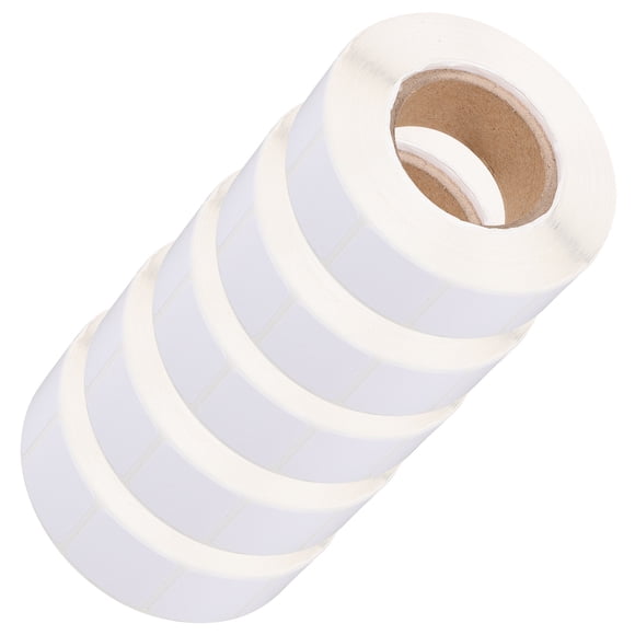 SKISUNO 5 Rolls Stickers for Target Game Strong Adhesive White Coated Paper for Shooting Practice