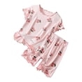 thumbnail image 2 of Pyjama d'Été pour Tout-Petits Filles Garçons, Enfants Filles Garçons, Motif Animal Fleur, Vêtements de Nuit, 2 of 3