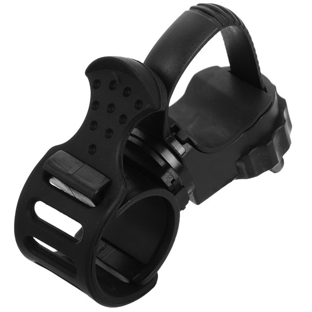 Universal Flashlight Mount Clip For Bike Handlebar 360° Rotating Bicycle Headlight Bracket Easy Install Secure Fit For Cycling Camping Night Walks