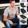 thumbnail image 3 of Heated Stadium Seats for Bleachers with Back Support - USB Battery Included - Upgraded 3 Levels of Heat - Foldable Chair - Cushioned, 4 Pockets for Snacks, Cup Holder - for Camping, Games & Sports, 3 of 5