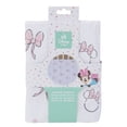 thumbnail image 5 of Disney Minnie Mouse 'Nœuds Mignons' Drap-Housse Pour Berceau, Nourrisson Fille, Rose, 5 of 5