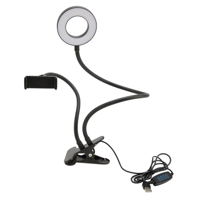 Selfie Ring Light, 24 Lamp Chips LED Camera Ring Light USB For Salon White,Black