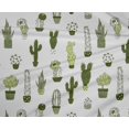 thumbnail image 5 of oneOone Georgette Viscose Fabric Leaves & Floral Block Print Sewing Fabric BTY 42 Inch Wide, 5 of 5