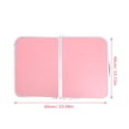 thumbnail image 2 of HLONK Outdoor Metal Table Small Corner Desk Side Tables Picnic Foldable Pink, 2 of 8
