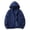 Dark Blue, variant on LIaqionyy Big and Tall Hoodie Mens Zip up Fleece Sherpa Lined Sweatshirt Jackets Winter Warm Coats with Pocket