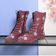 thumbnail image 2 of Kcodviy Bottes Longues pour Femmes sur Chaussures Bottes pour Femmes Talons Décontractés Bottes pour Femmes avec Talon Antidérapant Bottes pour Femmes, 2 of 4