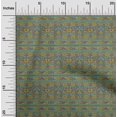 thumbnail image 1 of oneOone Polyester Lycra Fabric Leaves & Floral Block Print Fabric By The Yard 56 Inch Wide, 1 of 4