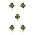 thumbnail image 2 of Youkk Stylish Ambience False Plants Collection Materials Artificial Potted Plants Zhaocai Tree Fruit 5Set, 2 of 6