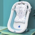 thumbnail image 2 of Adjustable Girls Boys Bathtub Shower Mesh Quick ing Baby Bath Cushion Pad, 2 of 8