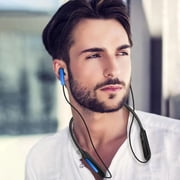 Chmadoxn Bluetooth Headphones, Wireless Headphones, Bluetooth Earbuds Bluetooth Neckband Headphones Foldable & Build HIFI Sound BT5.0 Running Sports Bluetooth Headset In-Ear Wireless Earbuds