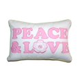 thumbnail image 1 of Cozy Line Home Fashions Greta Floral Pastel Flower Polka Dot Stripe Plaid Ruffled Decor Throw Pillow (Set of 1) Bolster, Square, Rectangular Bedding Accessories, Pink, Blue, 1 of 6