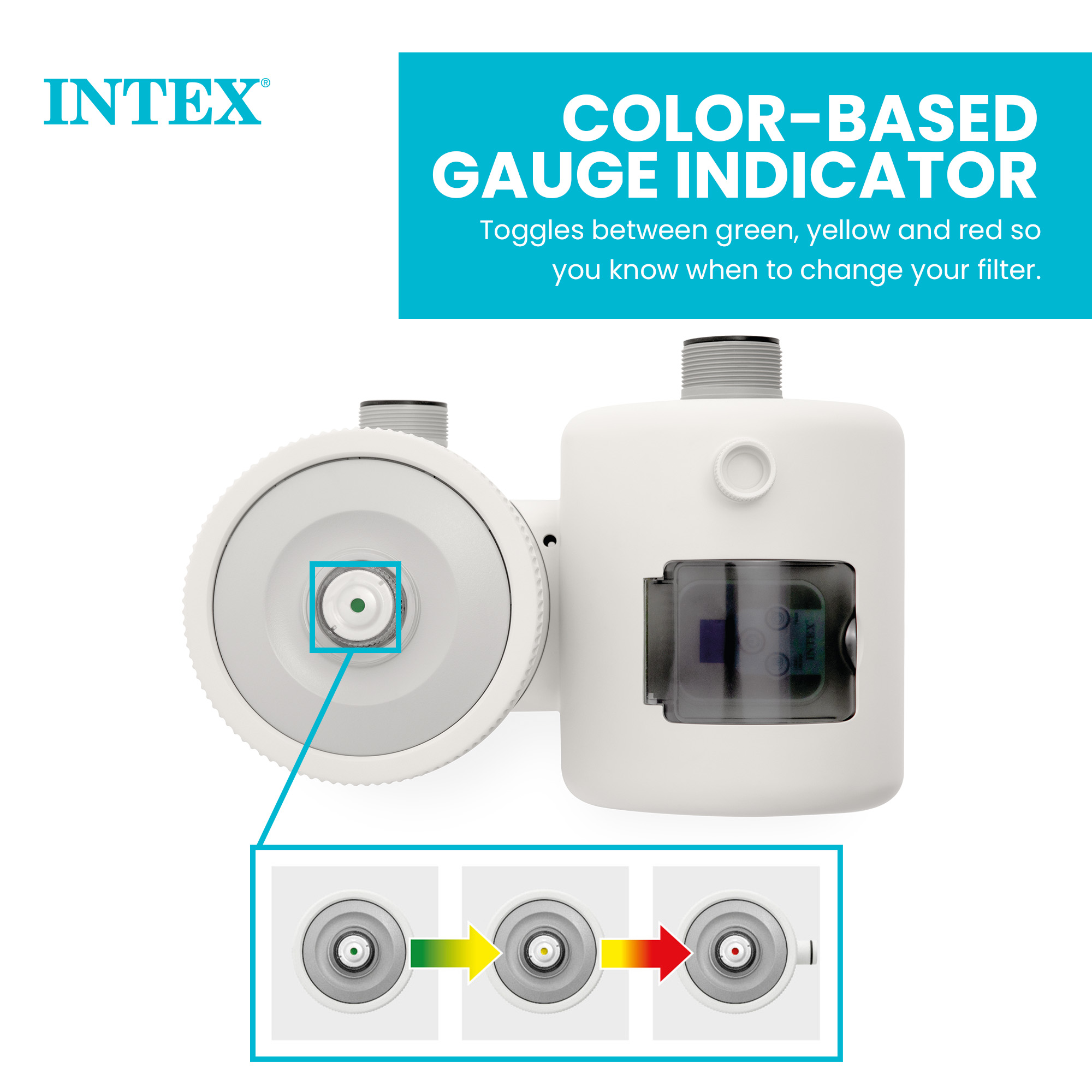 Pompe à filtre cartouche Intex C2500 avec GFCI (110-120 volts)