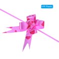 thumbnail image 4 of Unique Bargains 3.3inch Pull Bows Gift Wrapping Pull Bow Heart Pattern Baskets Present Bows Ribbon Rose Red 100 Pcs, 4 of 6