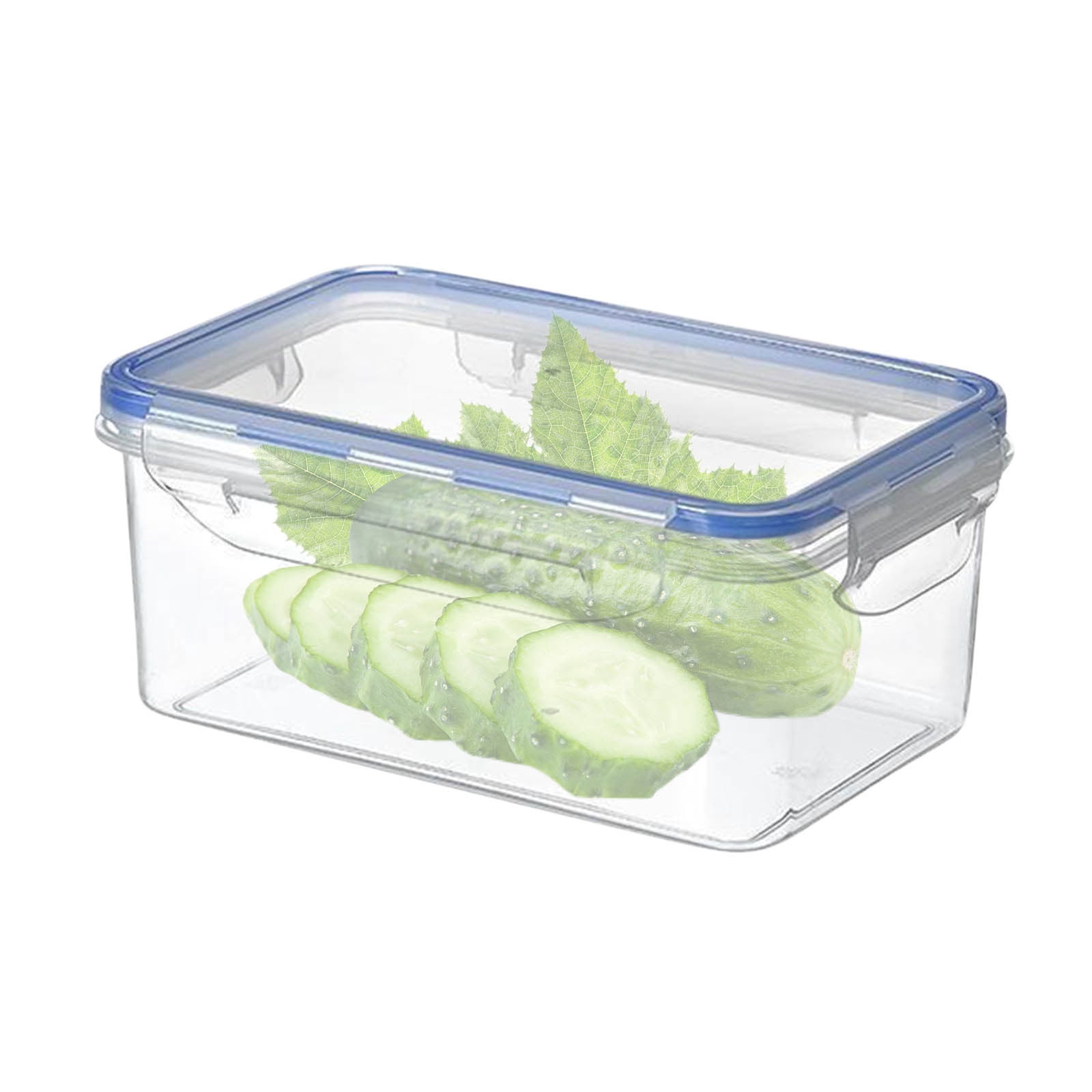 Ratfeit Kitchen Plastic Food Storage Container with Airtight Lids - Pack of 1- Reusable & Leftover Food Lunch Boxes - Leak Proof, Freezer & Microwave Safe