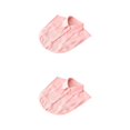 thumbnail image 2 of QualitChoice Simple Design Solid Color False Collar Formal Fashion Chiffon Fake Half Shirt Decorative Detachable Lapel Clothing Decor Pink Point 2PCS, 2 of 6