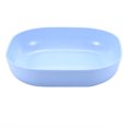 thumbnail image 1 of Dinner Plate Tableware Wheat Straw PP Dinnerware For Dish Fruits Serving Sauce DippingDeep Square Blue, 1 of 1