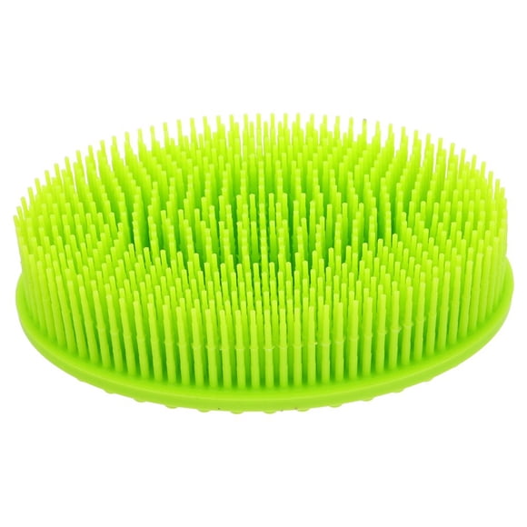 EIGTHTAIL Newborns Bath Cradle Cap Brush Silicone Baby Cleaner Baby Bath Scrubber Baby Hair Comb Brush for Infant Toddler Kids