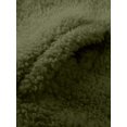 thumbnail image 4 of Innerwin Veste Unie pour Femmes Automne à Manches Longues avec Capuche Vert Armée m, 4 of 5