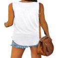 thumbnail image 3 of Women Vest V Neck Sleeveless Solid Color Casual Party Summer Tops, 3 of 9