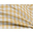 thumbnail image 4 of oneOone Rayon Yellow Fabric Check Check Fabric For Sewing Printed Craft Fabric By The Meter 56 Inch Wide, 4 of 5