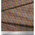 thumbnail image 2 of Soimoi Poly Georgette Fabric Abstract Dots Shirting Decor Fabric Printed Yard 42 Inch Wide, 2 of 3