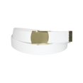 thumbnail image 1 of CTM® Cotton Adjustable Belt with Brass Buckle, 1 of 1