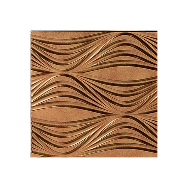 Fasade Shallot Antique Bronze Wall Panel Sample 12" x 12"