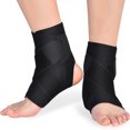 thumbnail image 2 of Ankle Brace, Black Ankle Support Brace, Ventilates Corrector Sprain Woman Man Ankle Brace Support Protection For Arthritis Recovery, 2 of 8