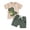 Green, variant on felwors First Birthday Outfit Boy Baby One Year Old Boy Outfit Short Sleeve Shirts Plaid Shorts Set (White, 2-3 Years)