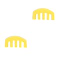 thumbnail image 4 of Decodeary Caoutchouc Pratique avec Silencieux Installation Dispositif Jaune 2Set, 4 of 6