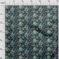 thumbnail image 3 of oneOone Georgette Viscose Light Green Fabric Tropical Abstract Craft Projects Decor Fabric Printed by The Yard 42 Inch Wide, 3 of 4