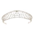 thumbnail image 1 of Shisuyan Couronne en Strass pour Mariée 1Pcs 5.7x1.4in, 1 of 8
